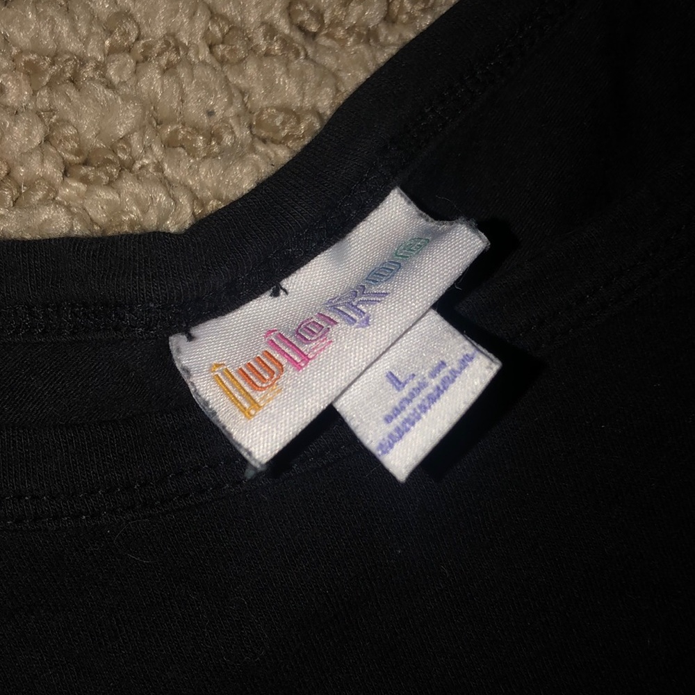 Large lularoe black Carly